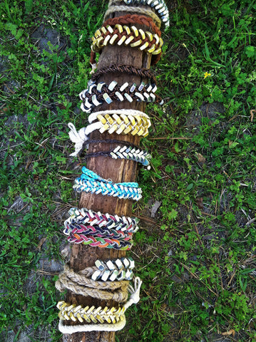 Hex nut wrap bracelets